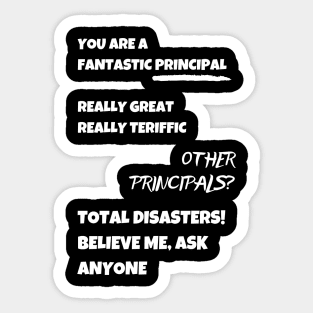 Best Gift Idea for School Principal on Birthday Sticker